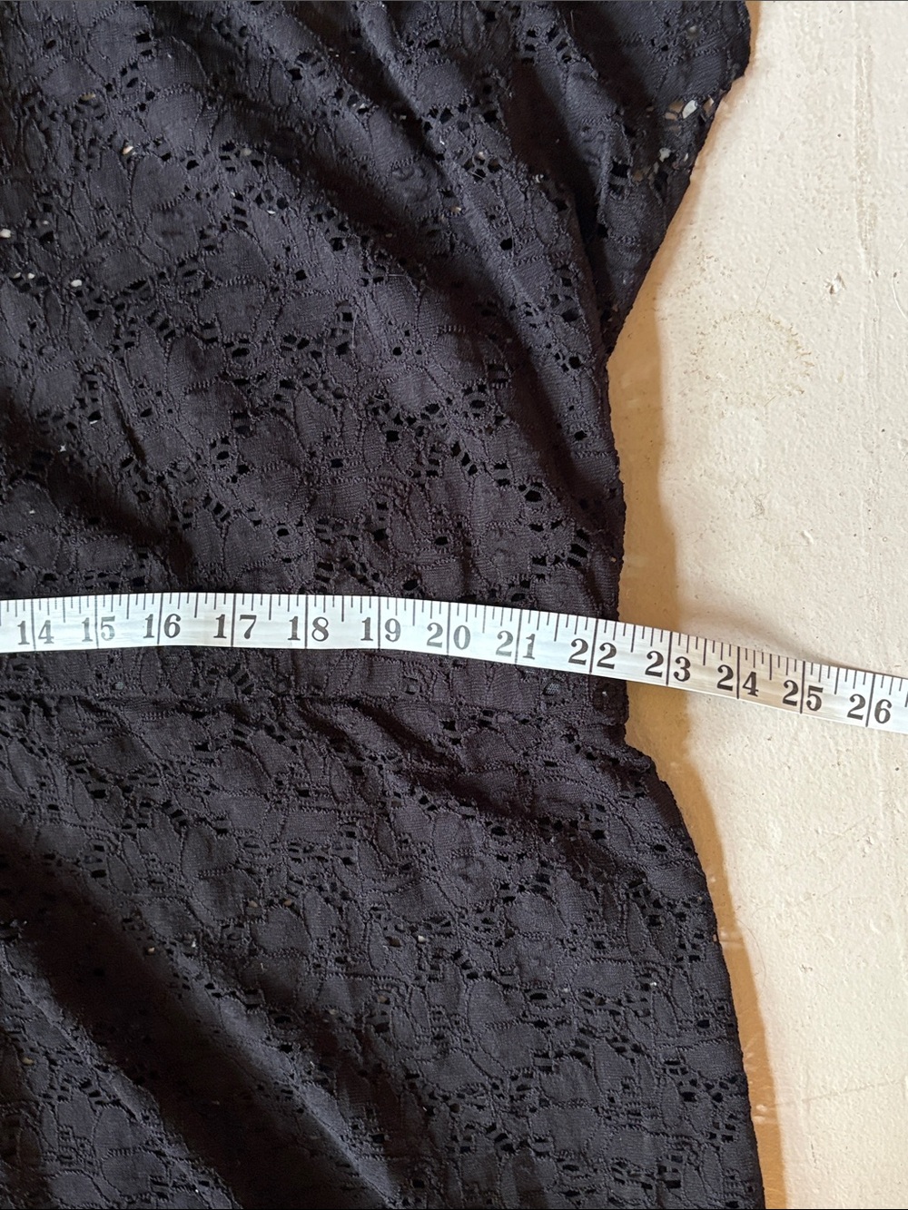 torrid Black Lace Swim Coverup with Front Ring - Picture 7 of 7
